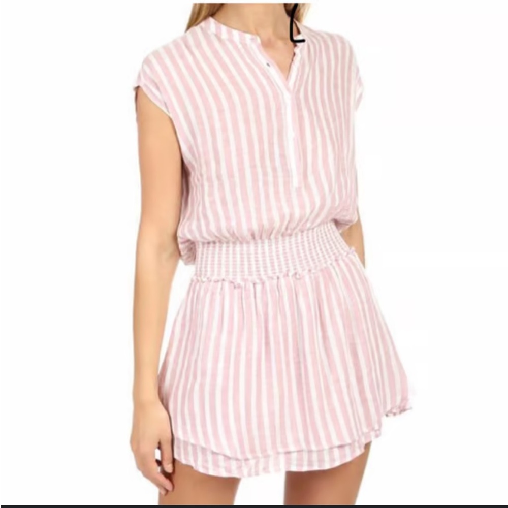 Rails Angelina Pink and White Stripe Dress Size medium
